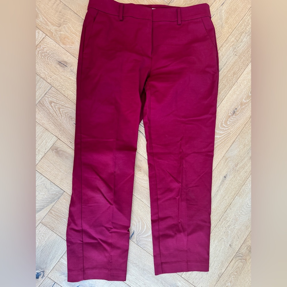 LOFT Deep Red Trousers